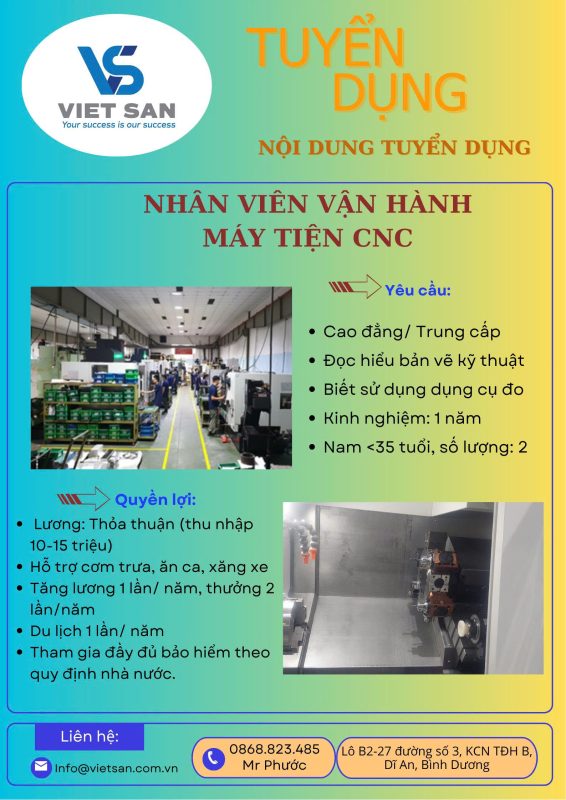Việt San - Tiện CNC